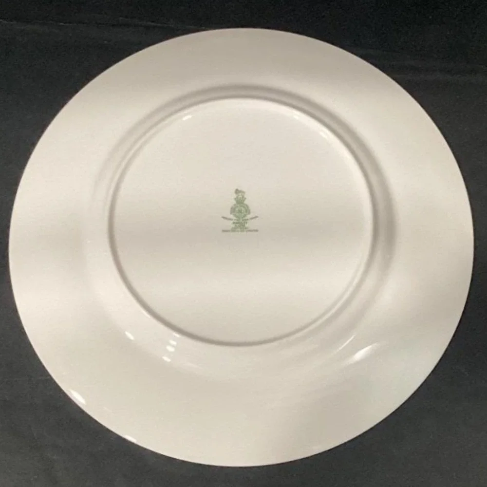 Royal Doulton‎ Amulet Dinner Plates, Set of 2, Vtg White Floral Fine Bone China
